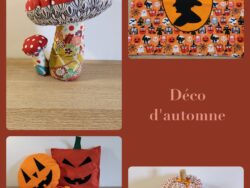 🍄‍🟫 Mercredi 14 octobre 2026 de 14h à 17h — Atelier Décos d'automne et Halloween 🍄🎃🍄‍🟫 (5 places)