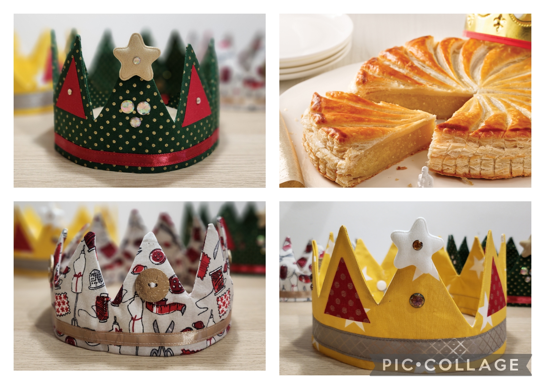 🧵 Mercredi 6 janvier de 14h à 17h 🍰👑 Atelier à thème : Fête des Rois !! (6 places)